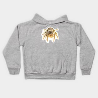 Unique and organic photo of a jumping spider looking right at you Kids Hoodie